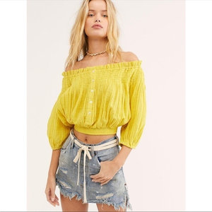 Free People Dancing till Dawn off shoulder top‎